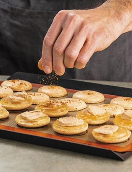 Toile de cuisson en silicone alimentaire spéciale macarons - Tapis