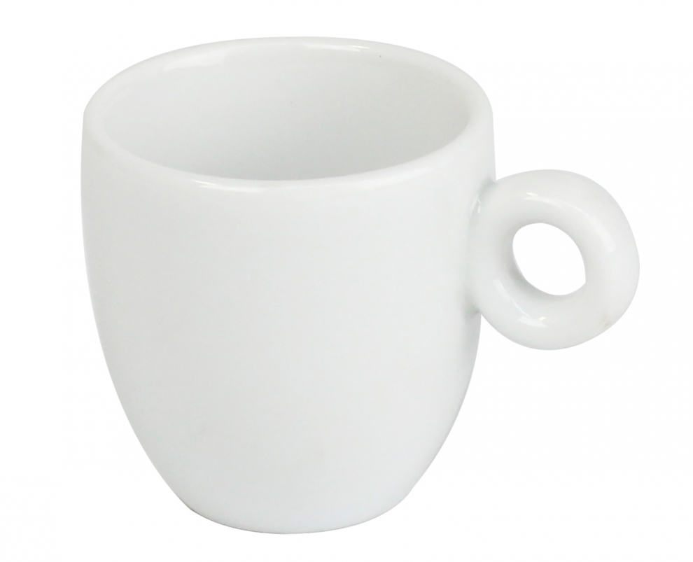 Tasse à café 6,5 cl en porcelaine blanche TCKTC CRISTEL Francis BATT