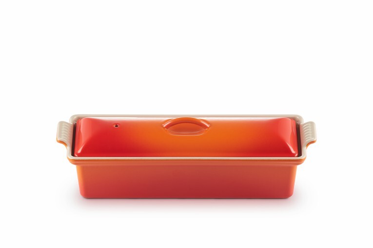 Terrine Ovale Le Creuset En Fonte Vintage Orange Volcanique N°20 - Avec Couvercle - Fabriquée En France