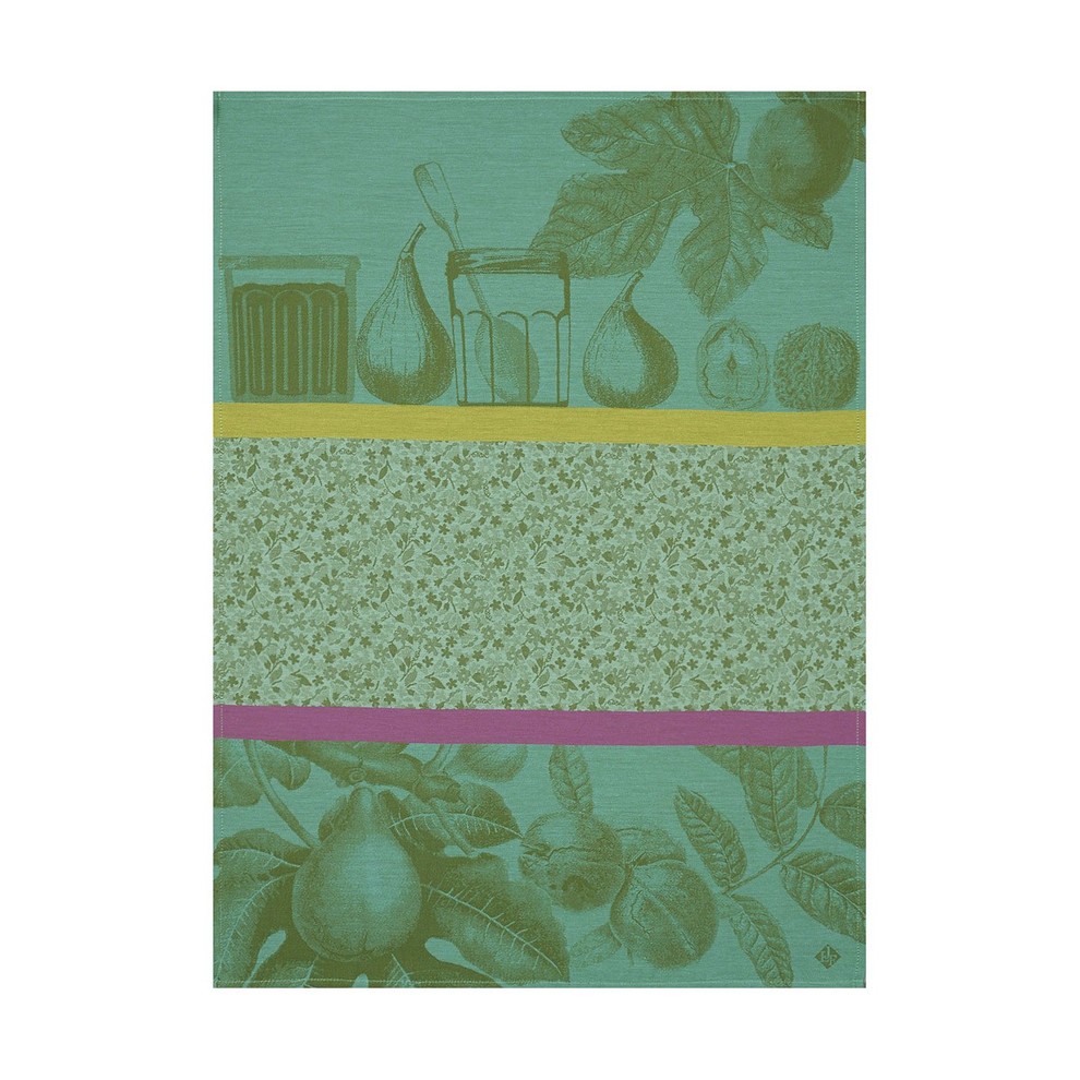 instant bucolique beige runner le jacquard français - FIG LINENS AND HOME