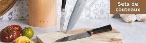Le mois du couteau : Sets de coutellerie